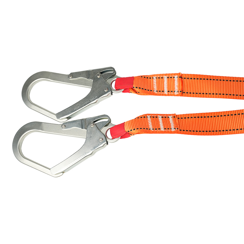 Lanyard berkembar KA-L11 dengan penyerap tenaga untuk perlindungan jatuh