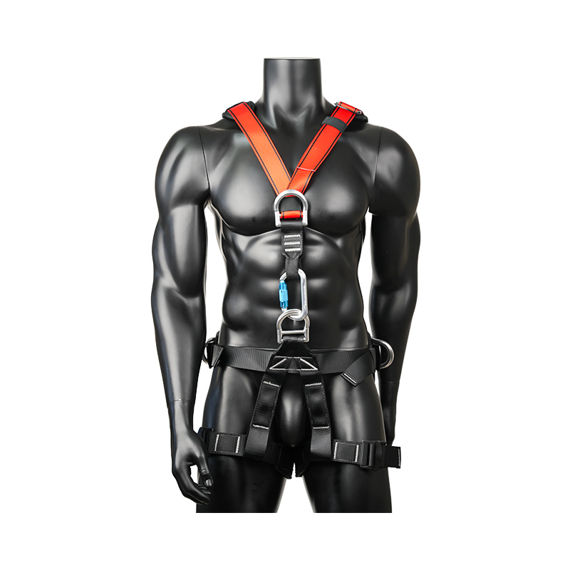 KA14 Climb Tac-Rescue, Construction Rock Climbing, D-Ring Points Tali pinggang abah-abah keselamatan untuk Rappelling Fire Rescuing Tree Climbing Gear